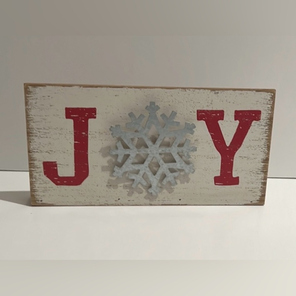 🔥Clearance- Hallmark Wood Joy Table Accent